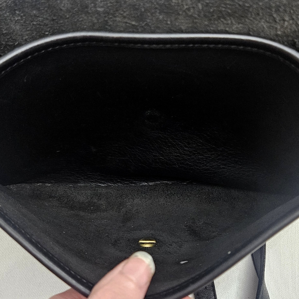 Vintage 90’s  COACH 9927 Willis Black Leather Crossbody Shoulder Handbag Purse - Picture 12 of 12